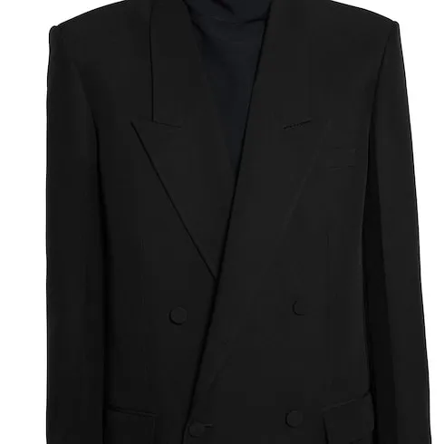 Double-Breast Technical Panama Jacket