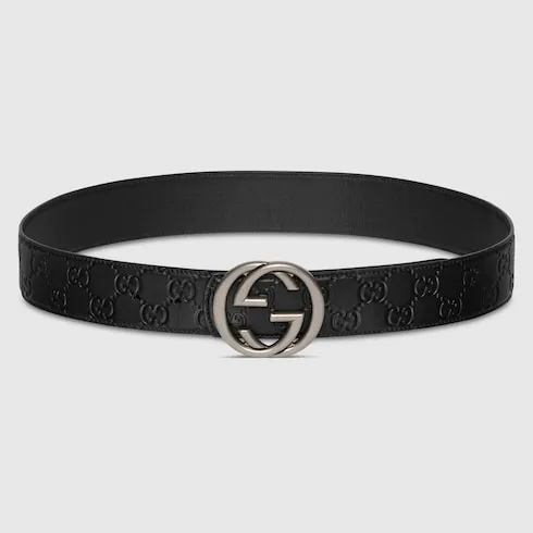 Reversible Belt With Interlocking G Buckle