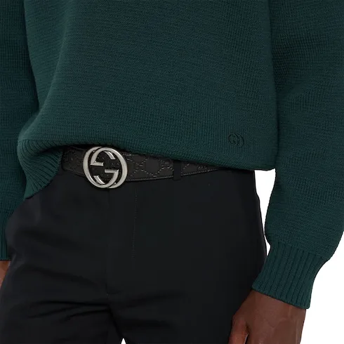 Reversible Belt With Interlocking G Buckle