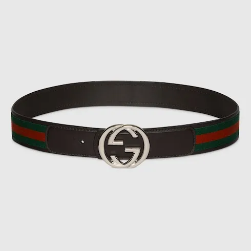 Reversible Belt With Interlocking G Buckle