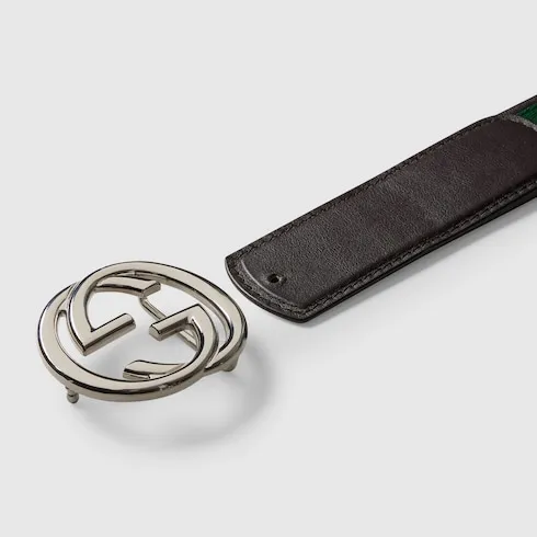 Reversible Belt With Interlocking G Buckle