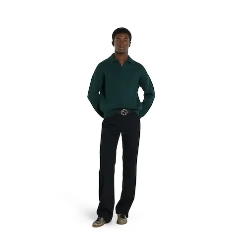 Reversible Belt With Interlocking G Buckle