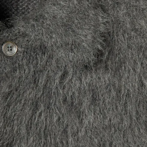 Brushed Wool Mohair Cardigan