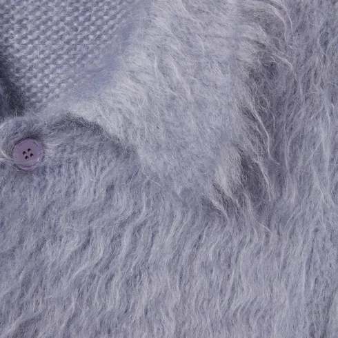 Brushed Wool Mohair Cardigan