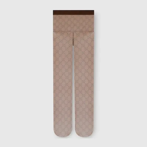 Printed Stretch Nylon Tights