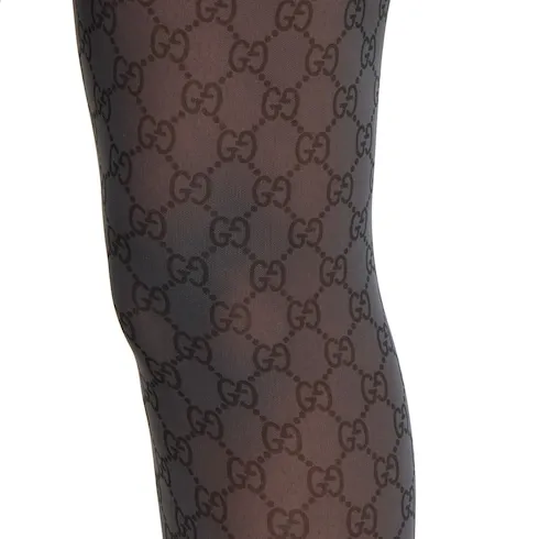 Printed Stretch Nylon Tights
