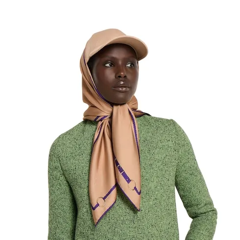 Printed Silk Twill Carré