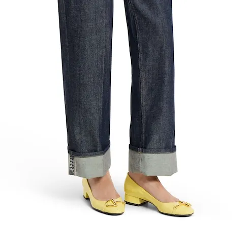 Ballet Flat With Half Horsebit