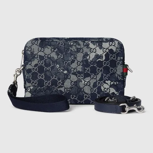 Gg Denim Small Crossbody Bag
