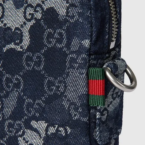 Gg Denim Small Crossbody Bag