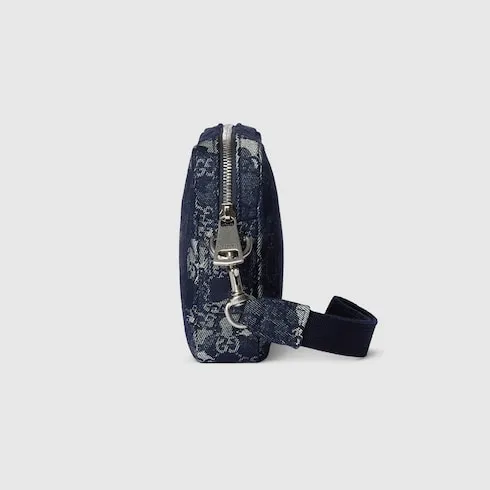 Gg Denim Small Crossbody Bag