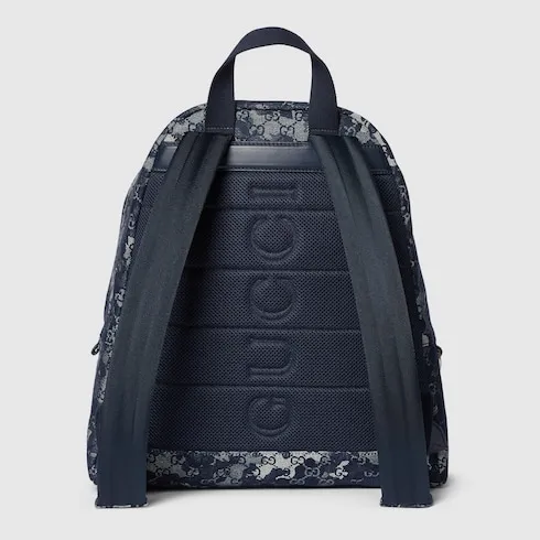 Gg Denim Large Backpack