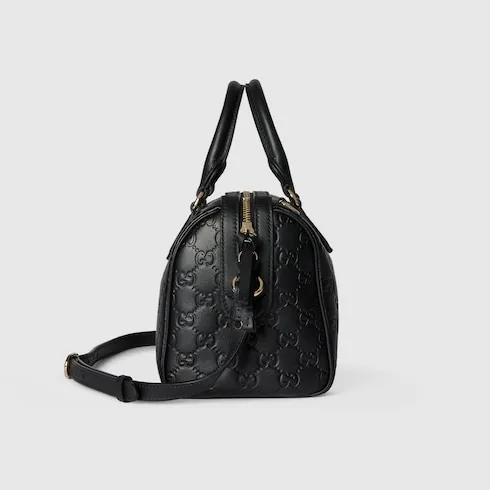 Gg Emblem Medium Boston Bag