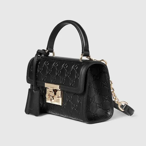 Padlock Small Top Handle Bag