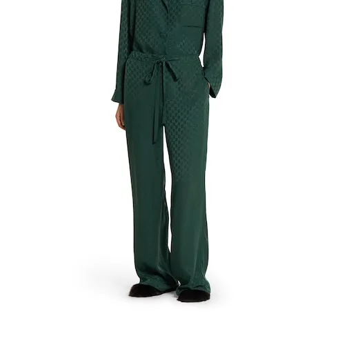 Gg Silk Jacquard Jogging Pant