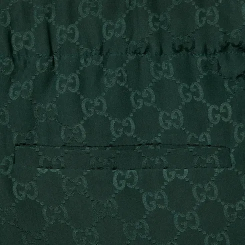 Gg Silk Jacquard Jogging Pant