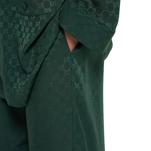 Gg Silk Jacquard Jogging Pant