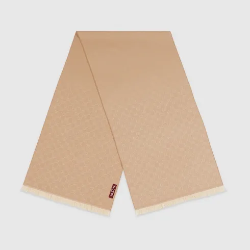 Gg Wool Scarf