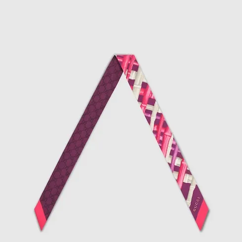 Printed Silk Twill Ribbon
