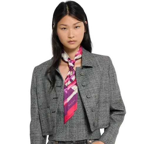 Printed Silk Twill Ribbon