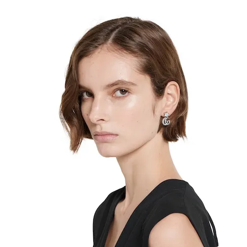 Gg Marmont Crystal Earrings