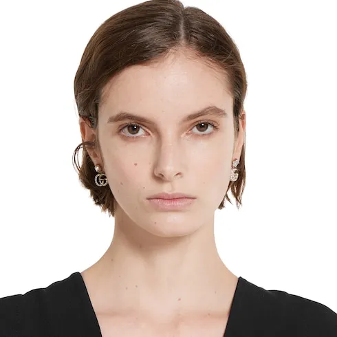 Gg Marmont Crystal Earrings