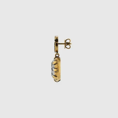Gg Marmont Crystal Earrings