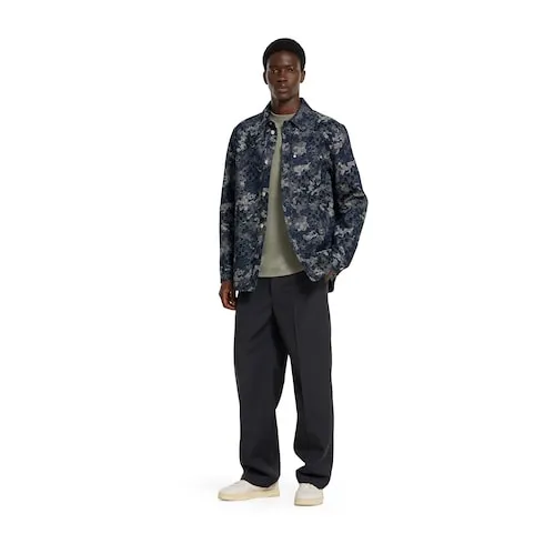 Gg Jacquard Denim Shirt