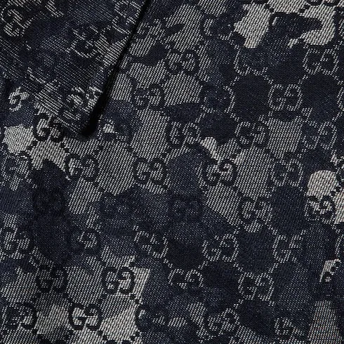 Gg Jacquard Denim Shirt