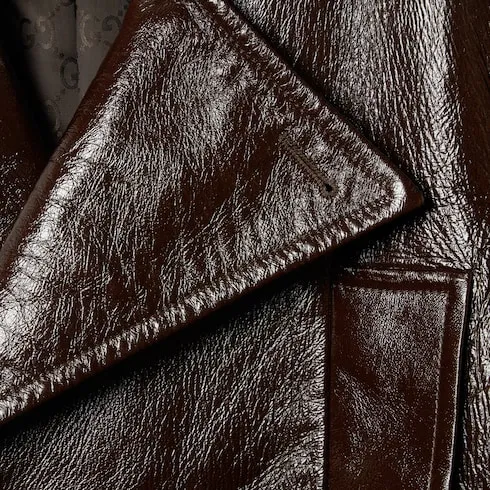 Shiny Leather Biker Jacket