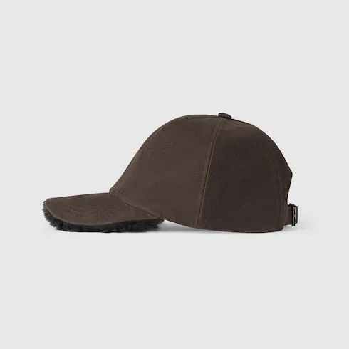 Cotton Shearling Bucket Hat