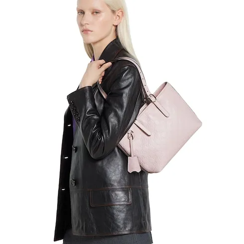 Gg Emblem Medium Tote Bag
