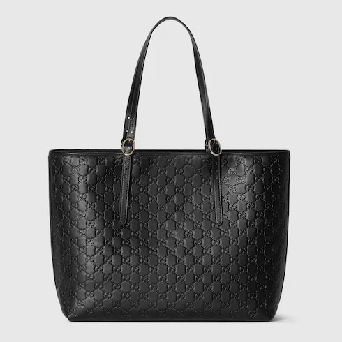 Gg Emblem Large Tote Bag