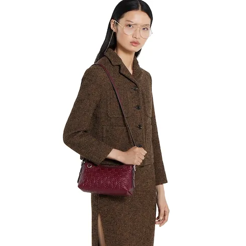 Gg Emblem Small Shoulder Bag