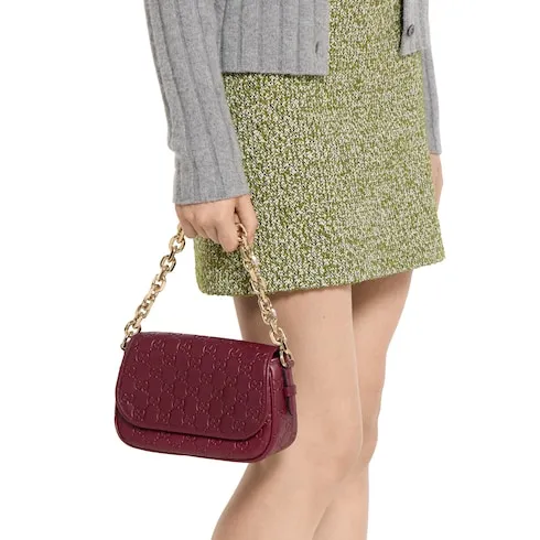 Gg Emblem Small Shoulder Bag