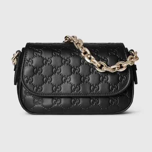 Gg Emblem Small Shoulder Bag