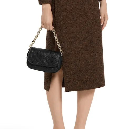 Gg Emblem Small Shoulder Bag