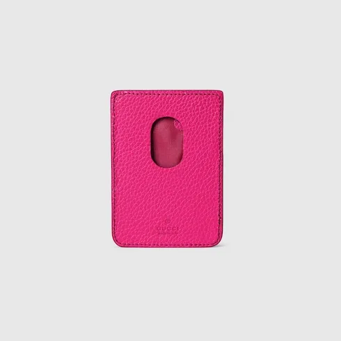 Floral Card Case With Double G