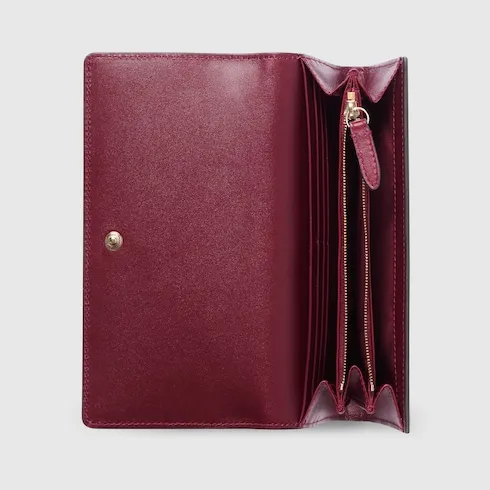 Gg Emblem Continental Wallet