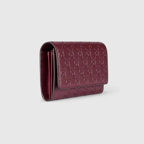 Gg Emblem Continental Wallet