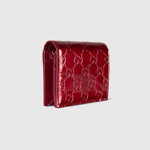 Gg Emblem Small Wallet
