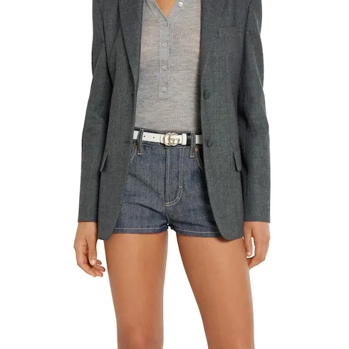 Reversible Gg Marmont Thin Belt