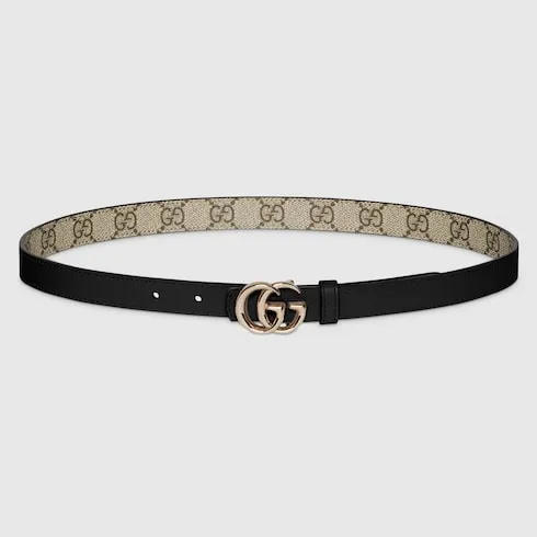 Reversible Gg Marmont Thin Belt