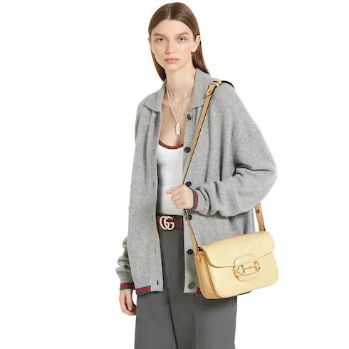 Gucci Horsebit 1955 Aura Small Shoulder Bag