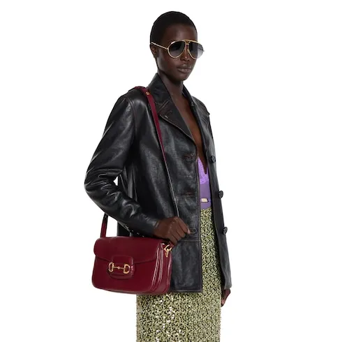 Gucci Horsebit 1955 Aura Small Shoulder Bag
