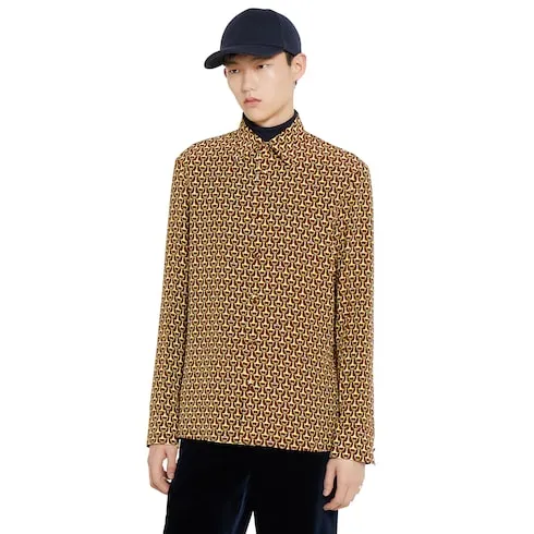 CrÊPe De Chine Silk Shirt
