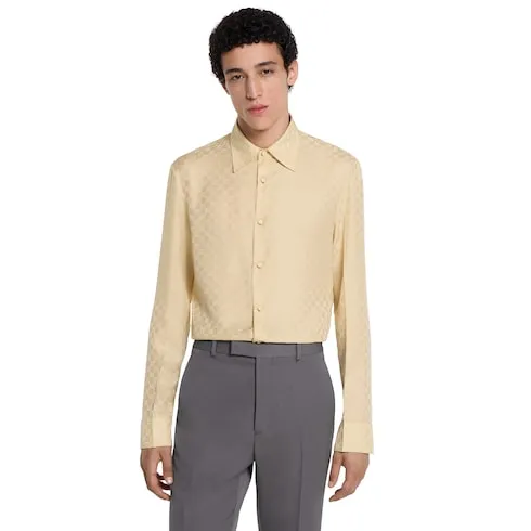 Gg Silk Jacquard Shirt