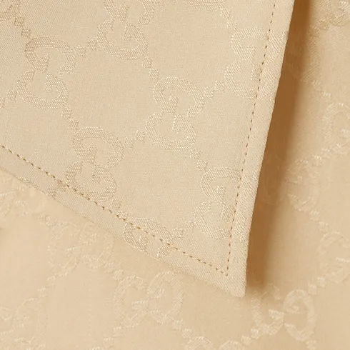 Gg Silk Jacquard Shirt