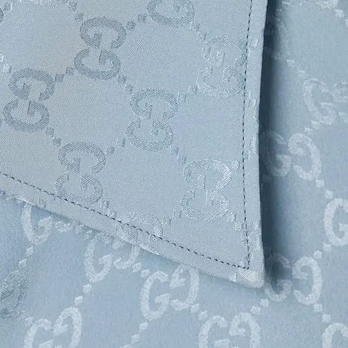 Gg Silk Jacquard Shirt
