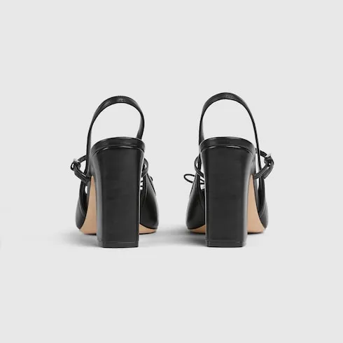 Gucci Horsebit Slingback Pump